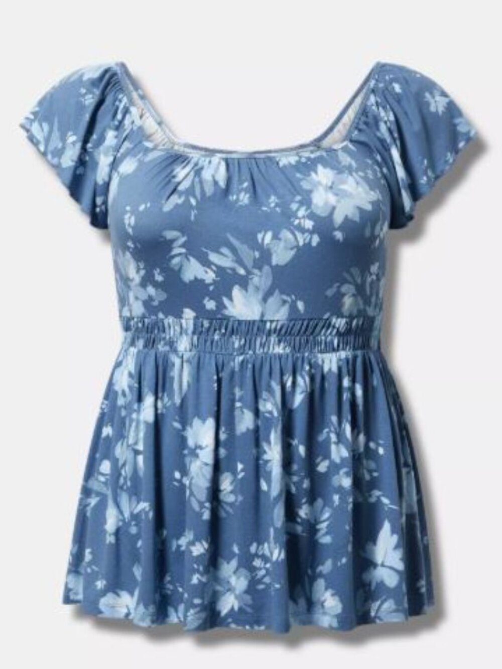 Torrid Flutter Sleeve Babydoll Top